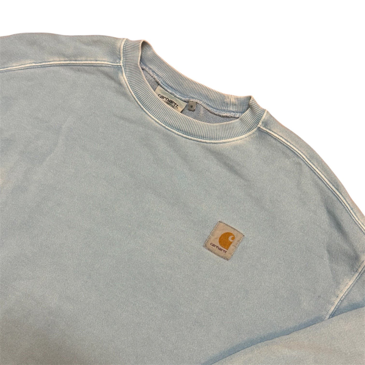 Carhartt WIP Nelson Dyed Washed Blue Sweatshirt