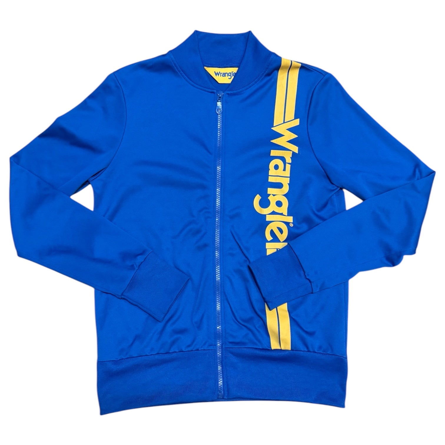 Wrangler Blue Gold Nylon Track Top (W)