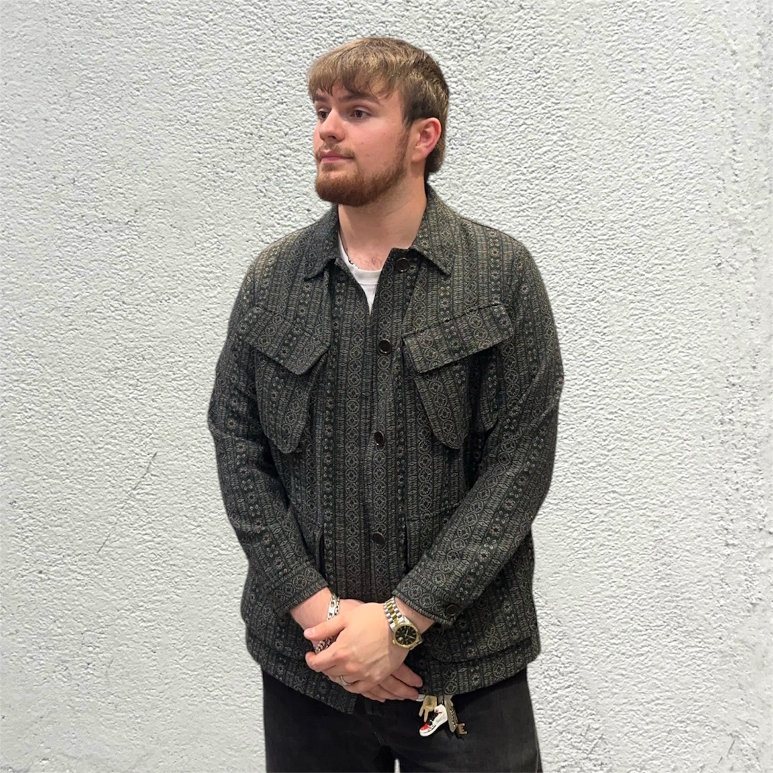 Wood Wood Ray Jacquard Field Jacket
