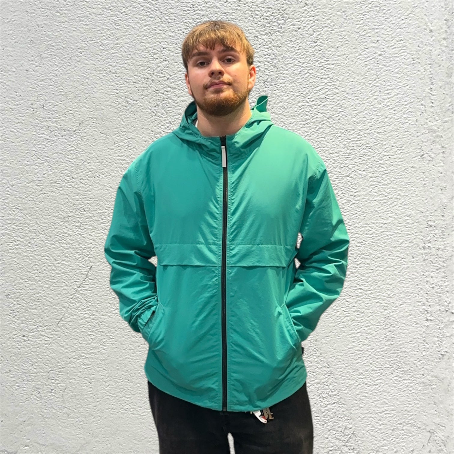 Stussy Light Nylon Turqouise Full Zip Jacket