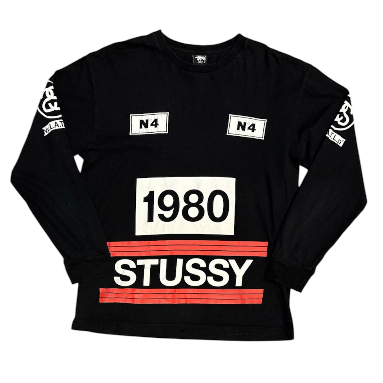 Stussy 1980 Black Long Sleeve
