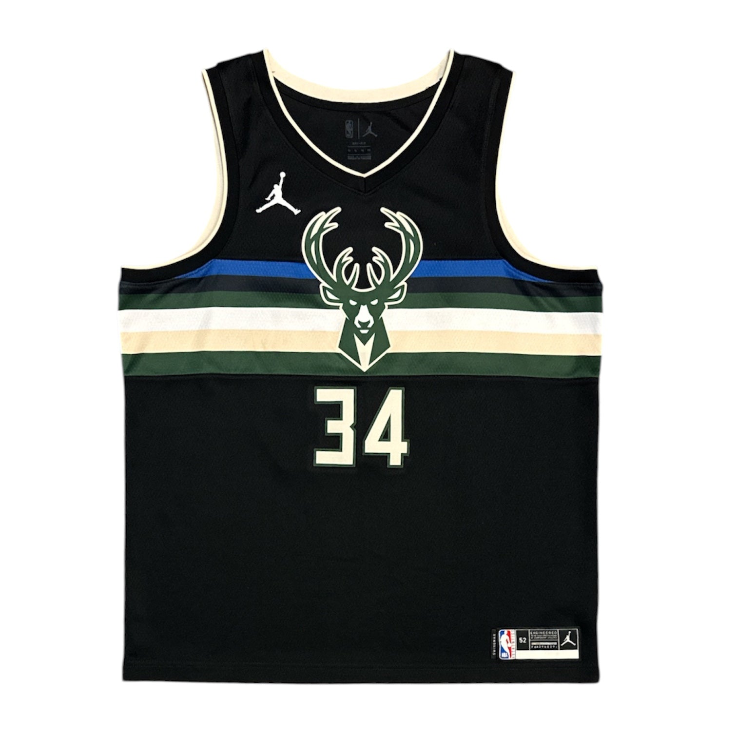 Jordan Milwaukee Bucks Giannis Antetokounmpo #34 Swingman Jersey