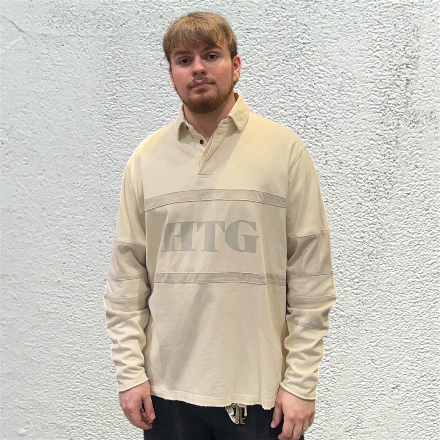 Honor The Gift White Polo Long Sleeve