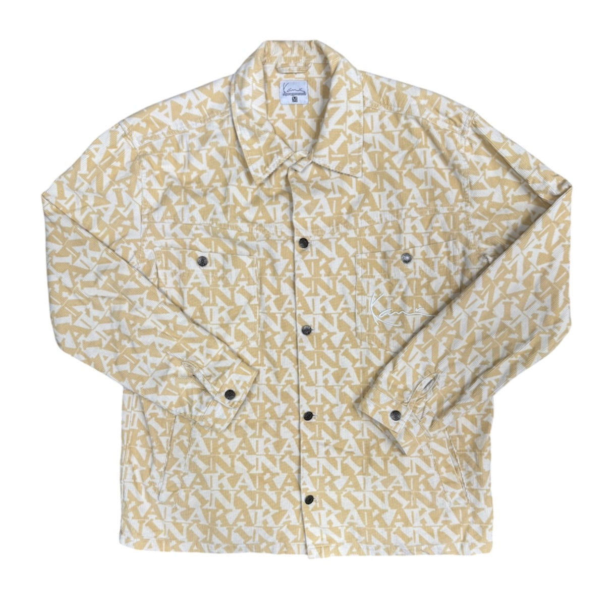 Karl Kani All Over Logo Corduroy Overshirt Jacket