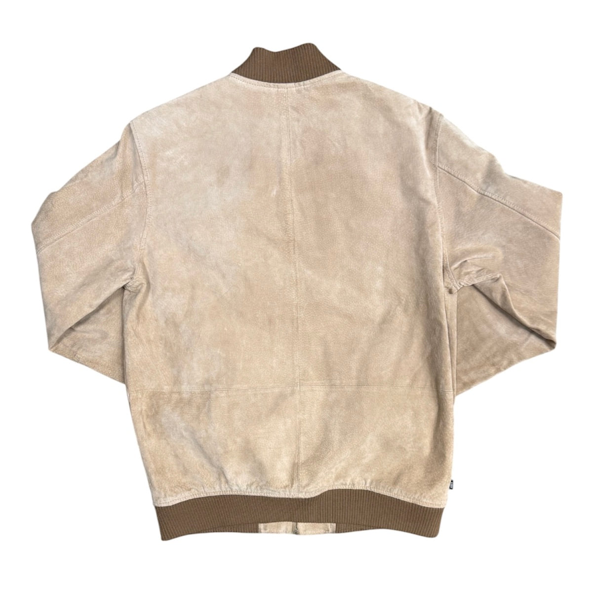 Obey Beige Brown Suede Jacket