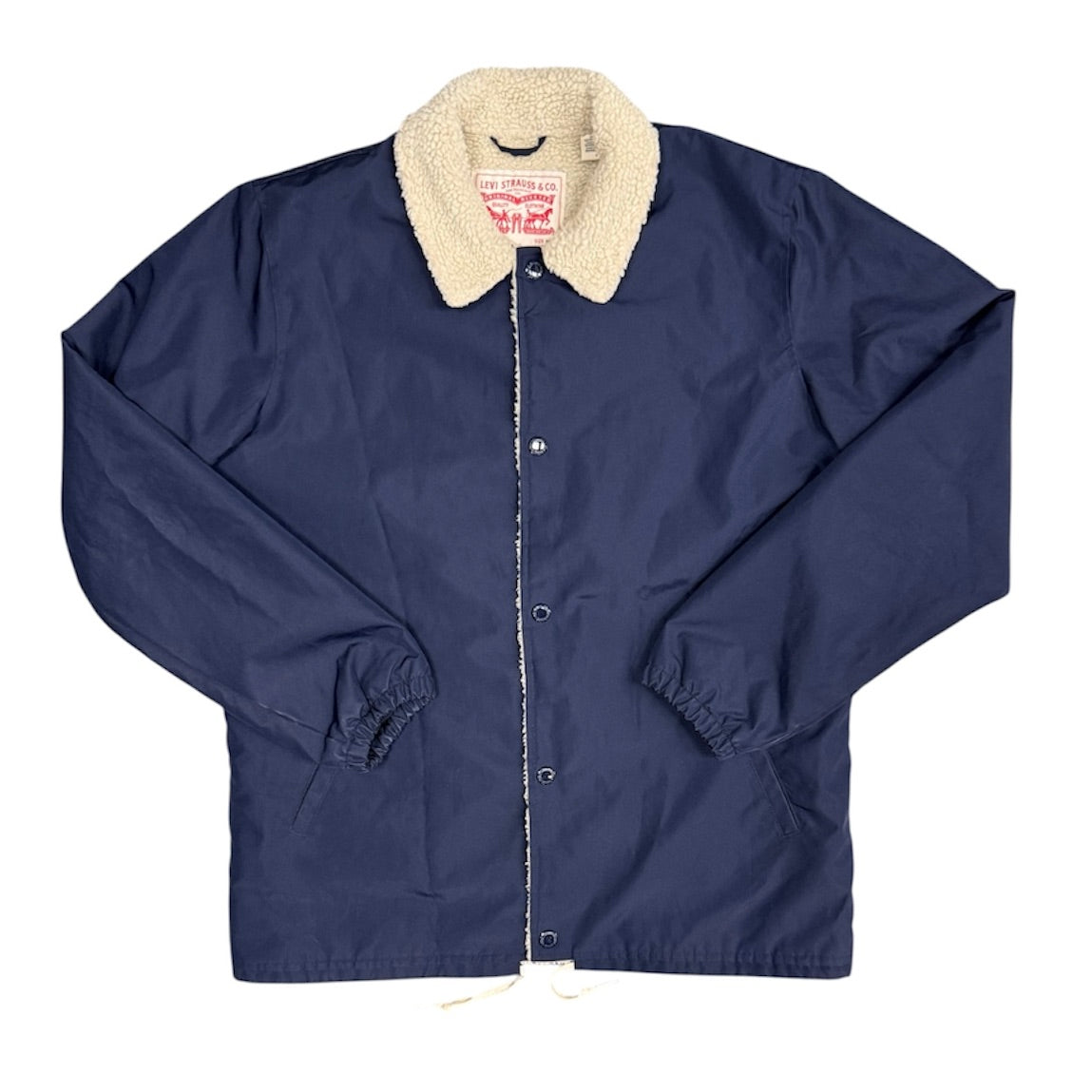 Levi's Navy Sherpa Coach Jacket