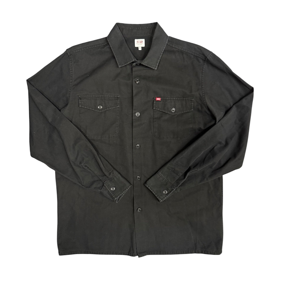 Obey Black Shirt Overshirt