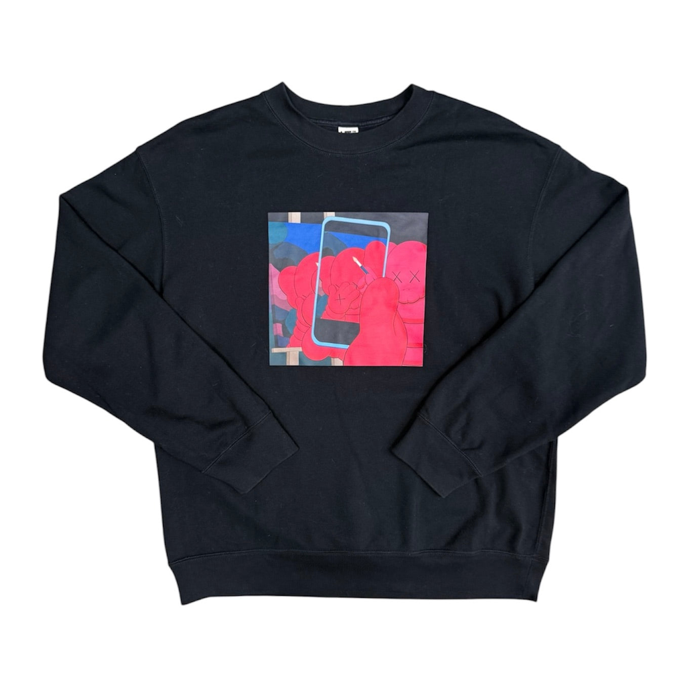 Uniqlo x Kaws x Andy Warhol Black Crewneck