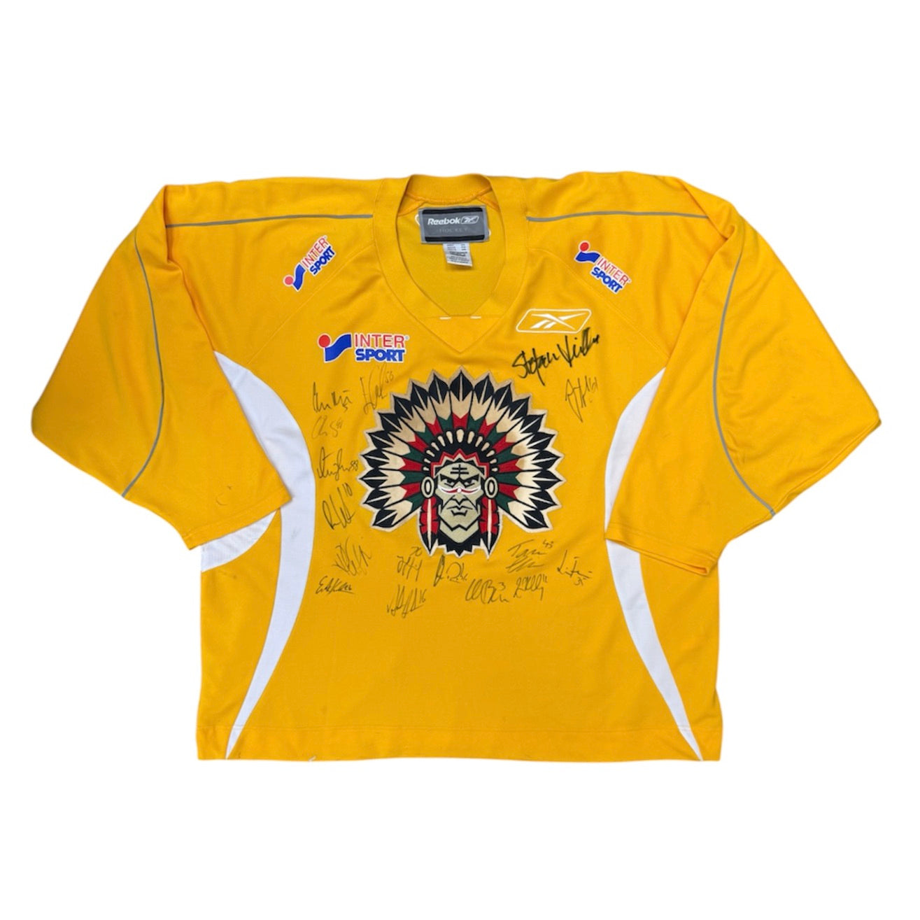 Reebok CCM Frölunda Indiens  Pe-Sesson 2014-2016  Signd Hockey Jersey