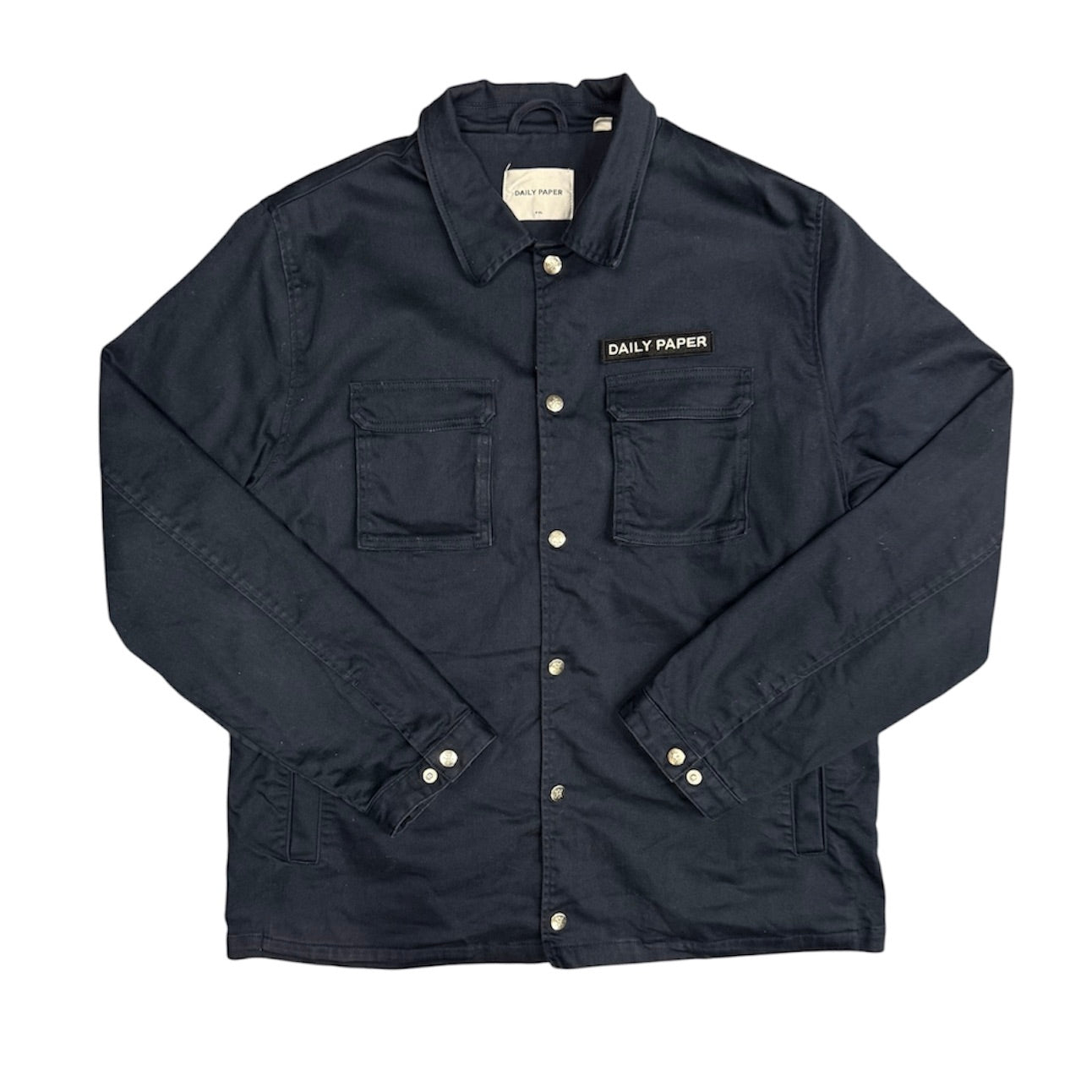 Daily Paper Cargo Coach Navy Overshirt Jacket