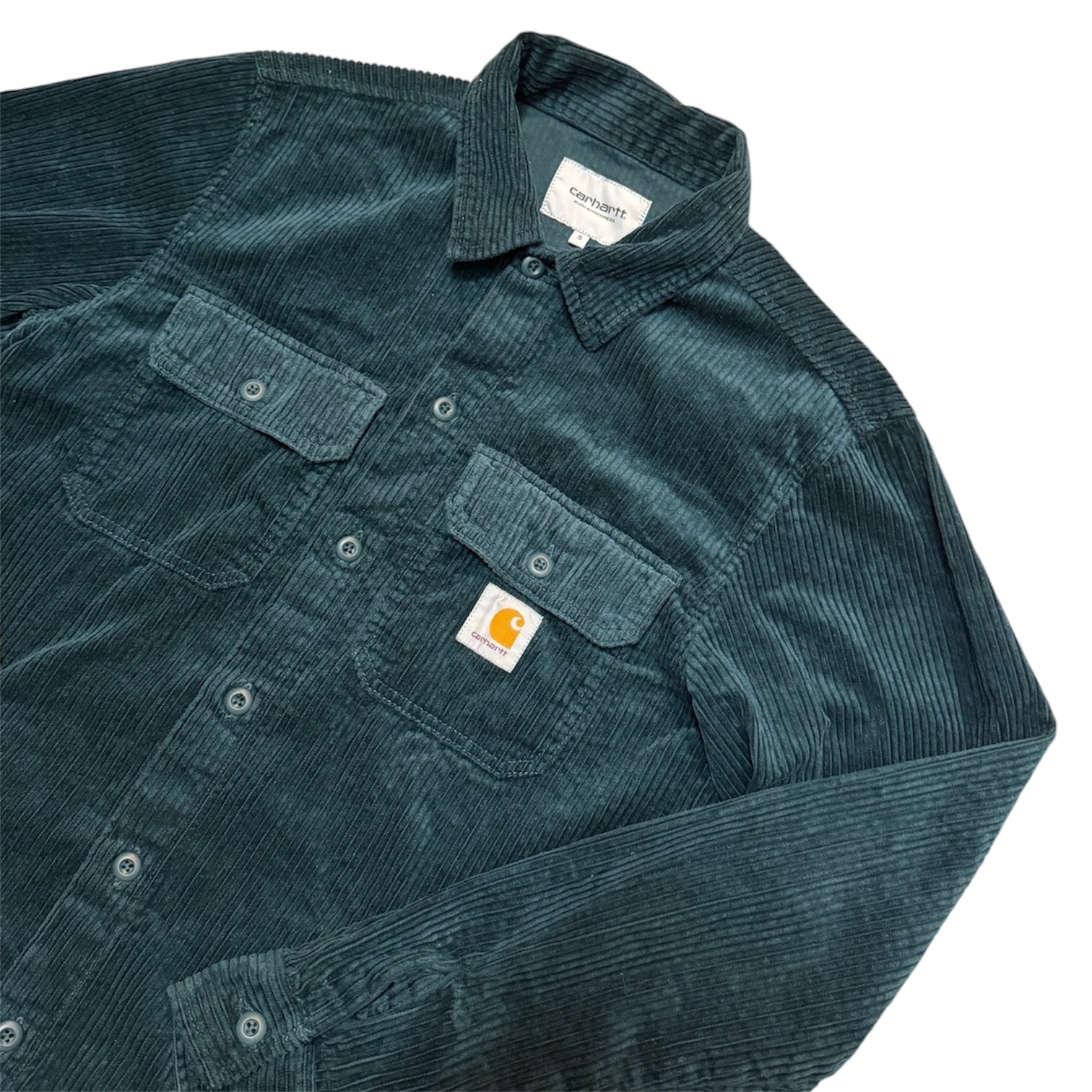 Carhartt WIP Corduroy Dixon Emerald Green Shirt Jacket