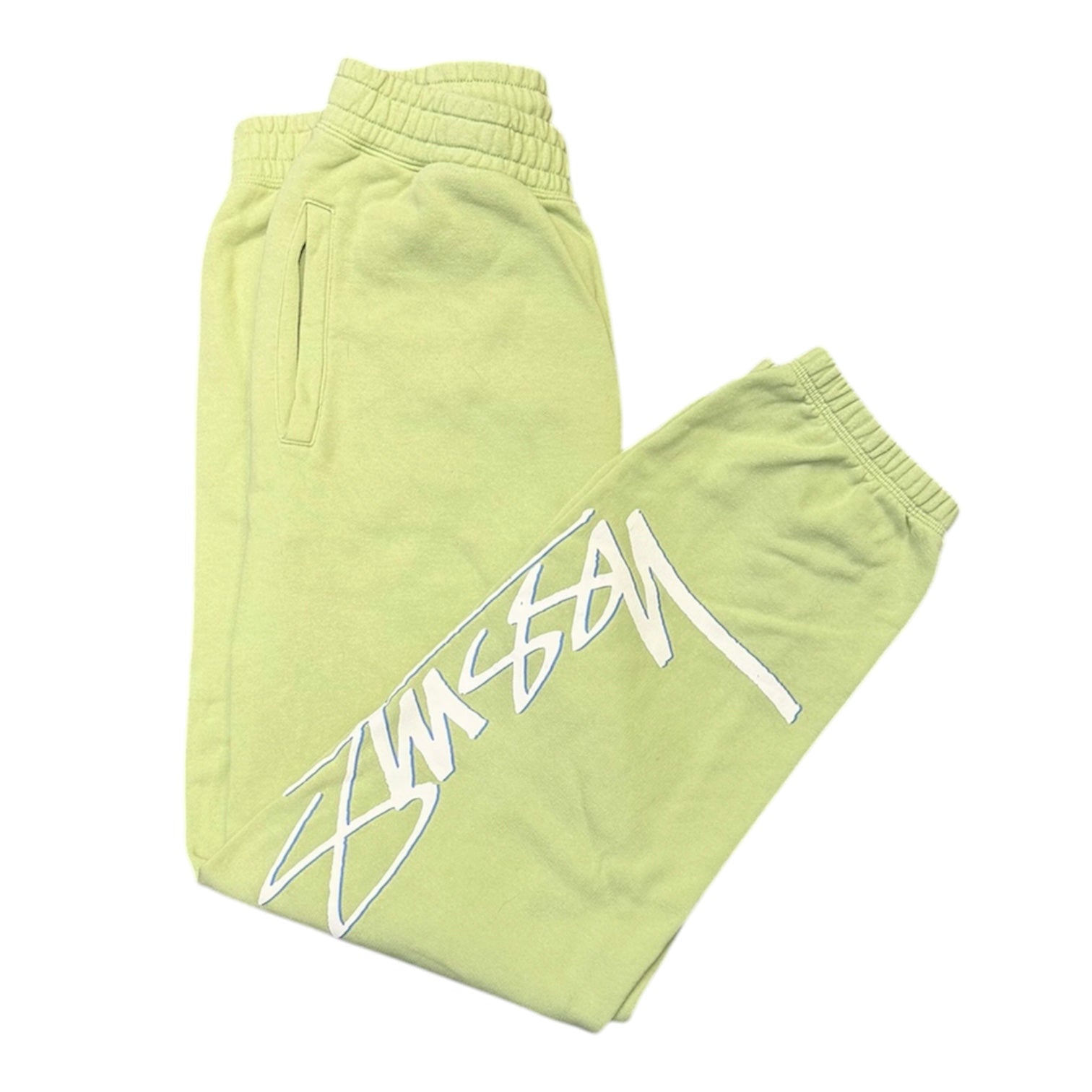 Stussy Racer Logo Light Green Sweatpants