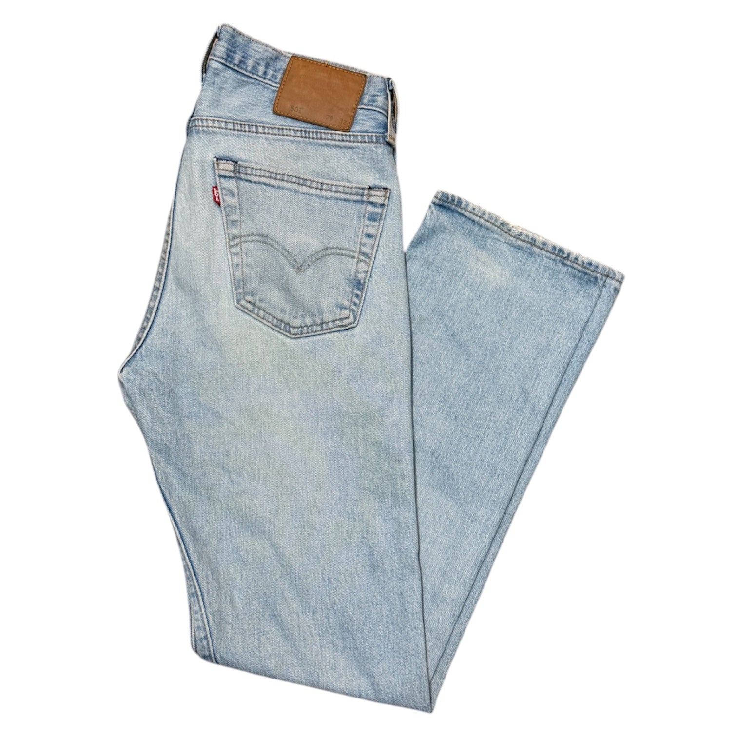 Levi's 501 Light Wash Blue Jeans