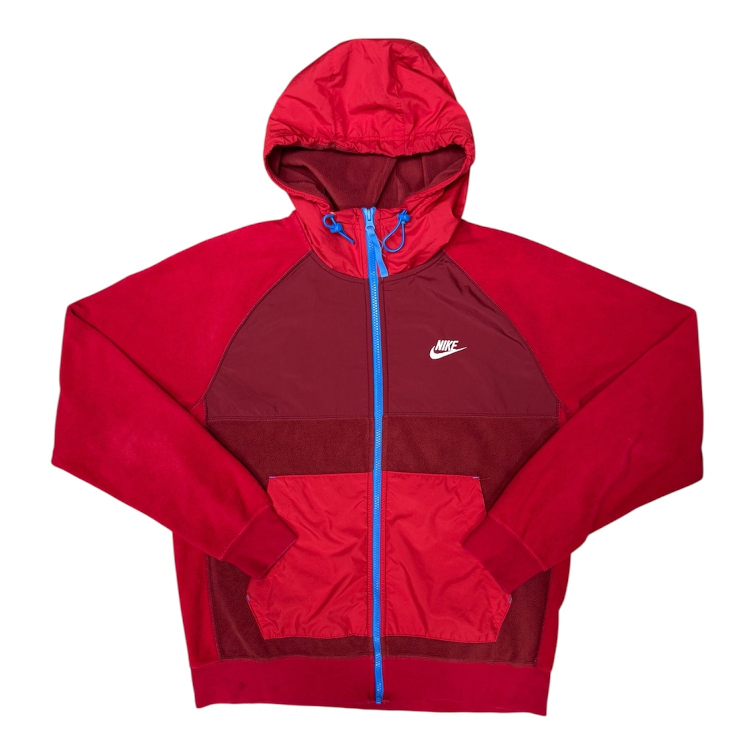 Nike Red Blue Fleece Jacket