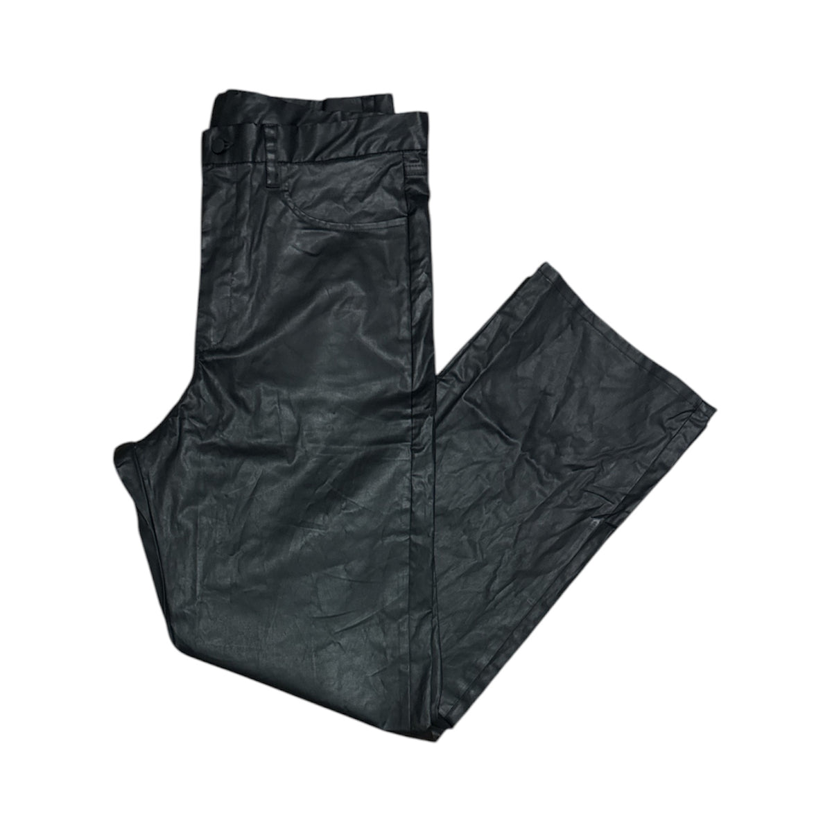Yeezy PT-05 Black Faux Leather Pants