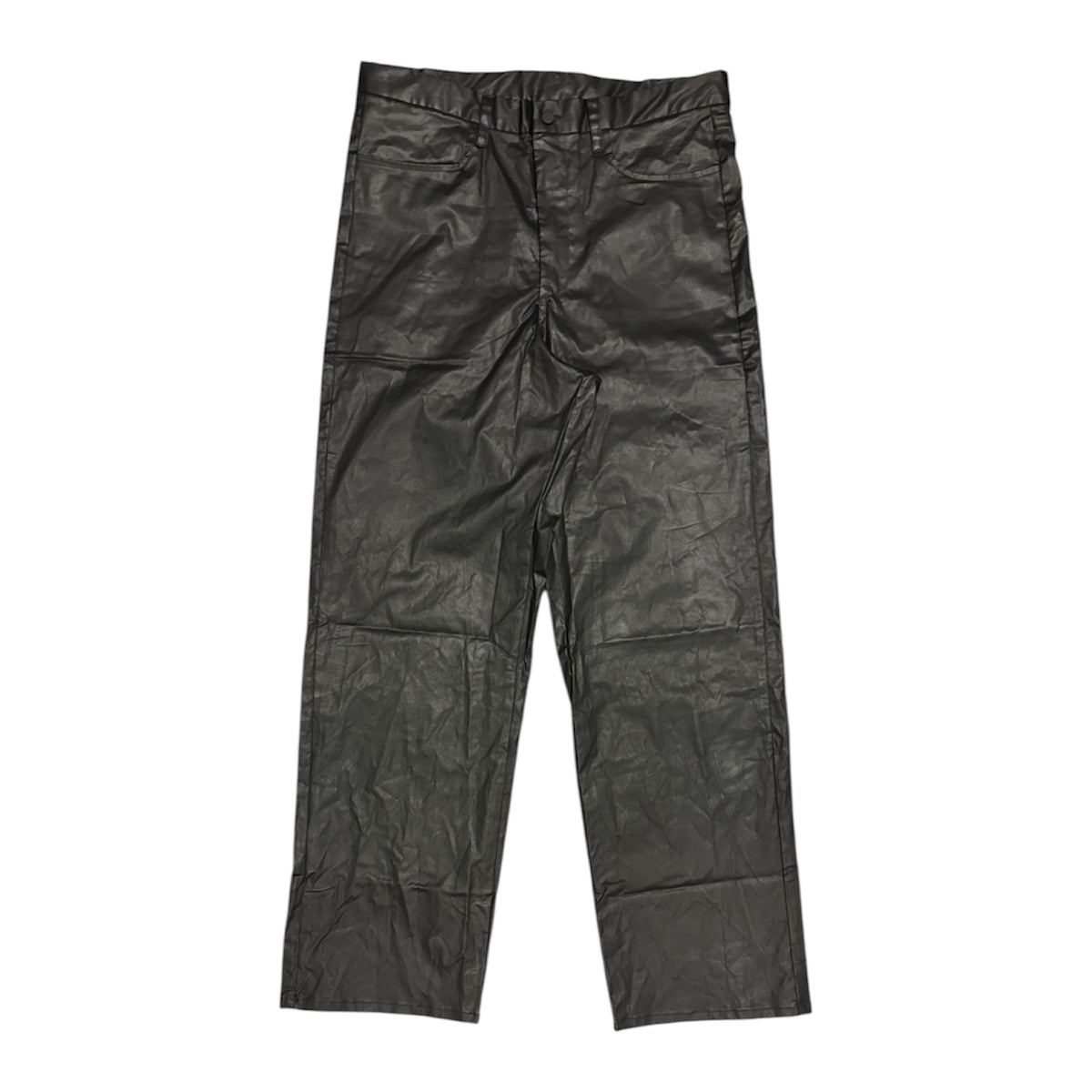 Yeezy PT-05 Black Faux Leather Pants