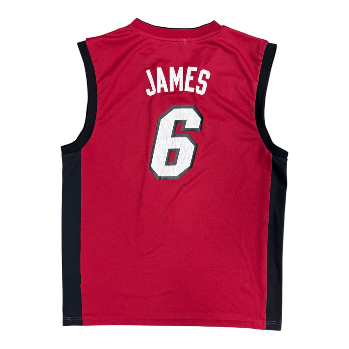 Adidas Miami Heat Lebron James #6 Basketball Swingman Jersey