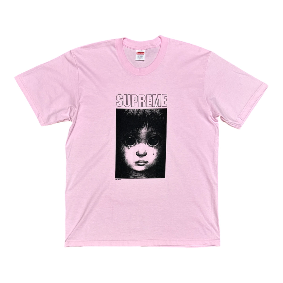 Supreme SS24 Margaret Keane Teardrop Light Pink Tshirt