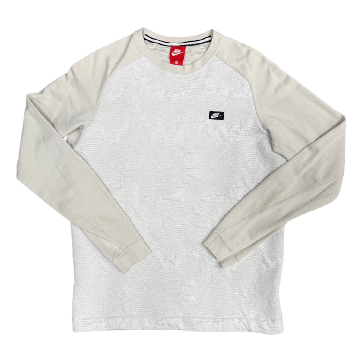 Nike White Black Beige Sweatshirt