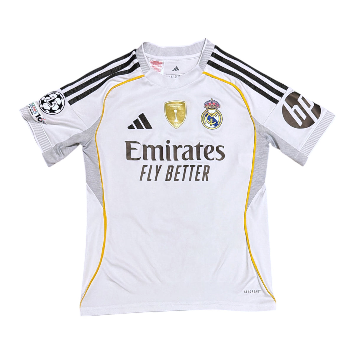Adidas Real Madrid Mbappe 2025/2026 Home Football Jersey (Youth)
