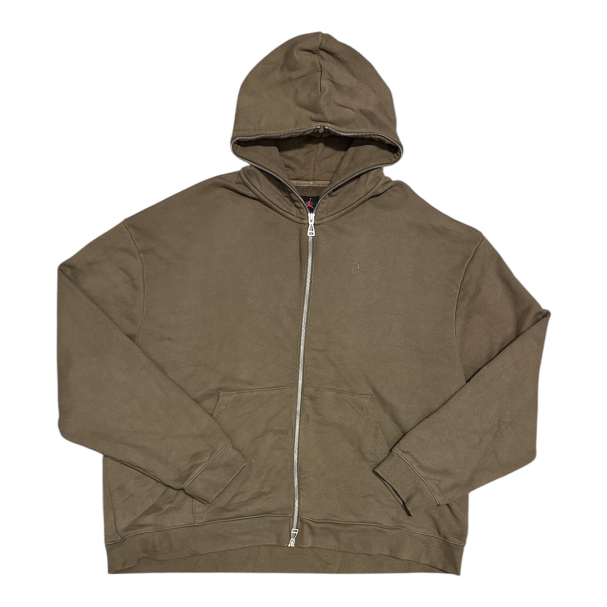 Jordan Travis Scott Cactus Jack Brown Full Zip Hoodie