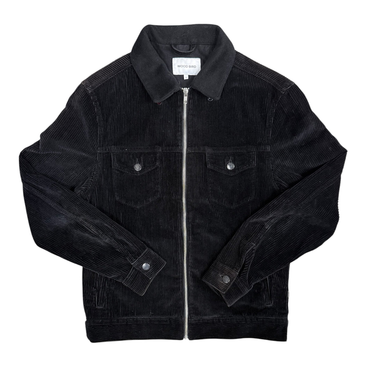 Woodbird Black Kain Corduroy Jacket