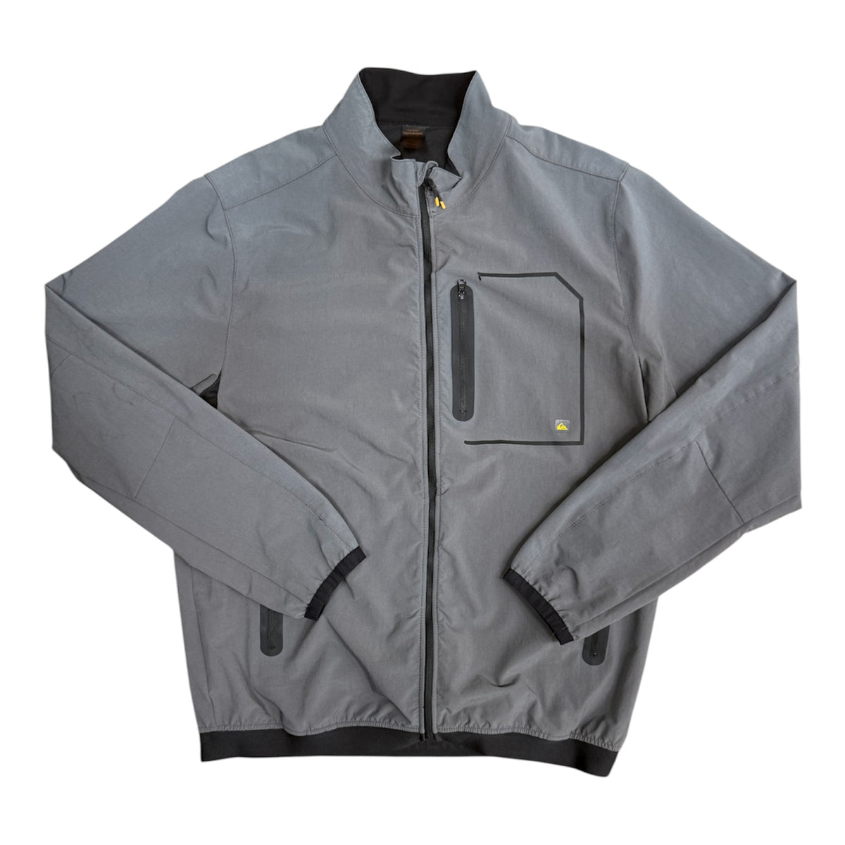 Quicksilver Grey Waterman Collection Wind Jacket