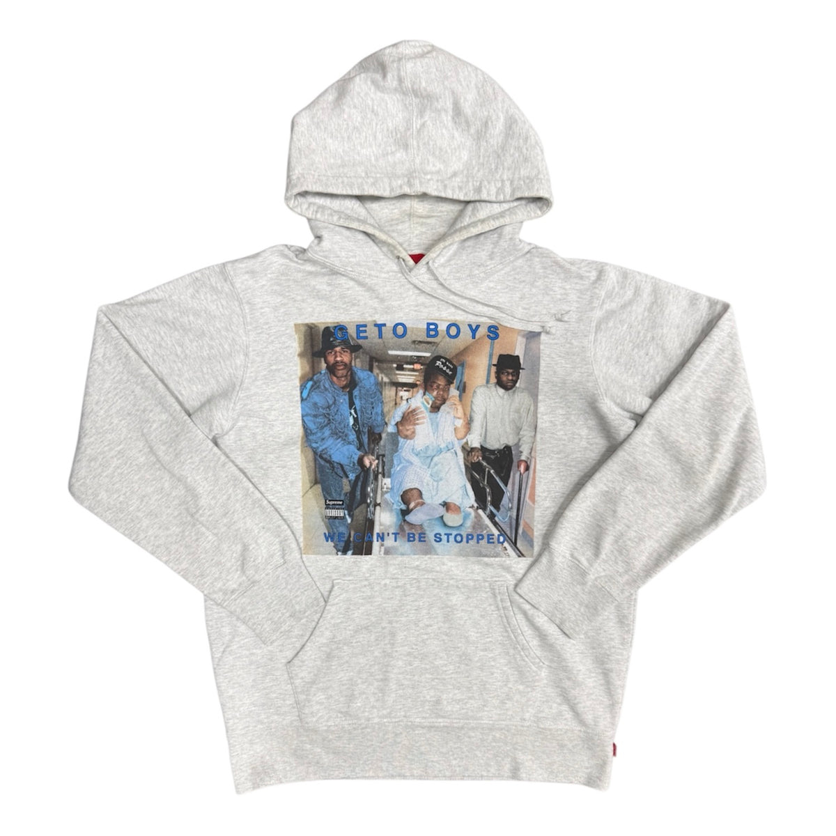 Supreme SS17 Rap A Lot Records Geto Boys Ash Grey Hoodie