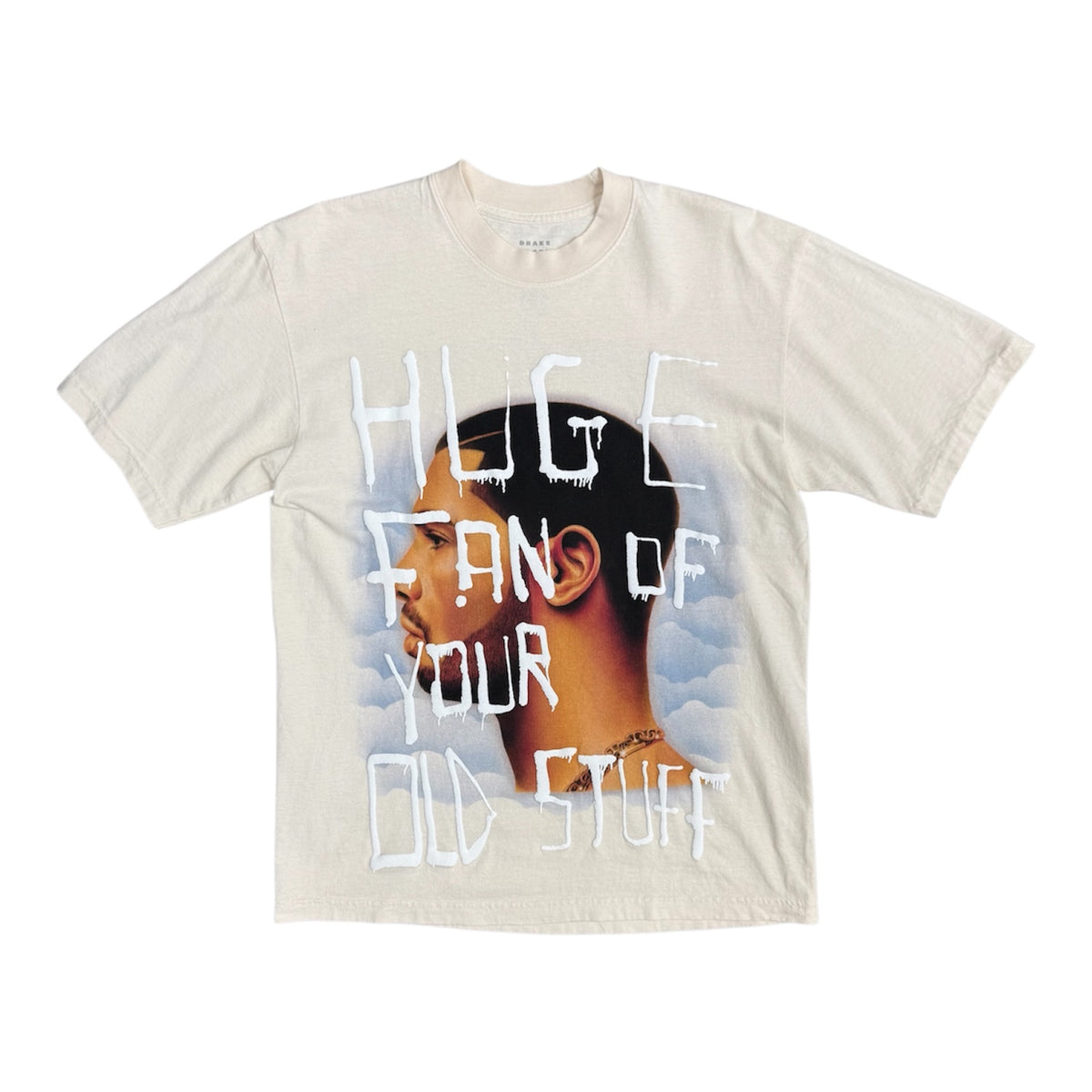 Drake NWTS Huge Fan Beige Tshirt