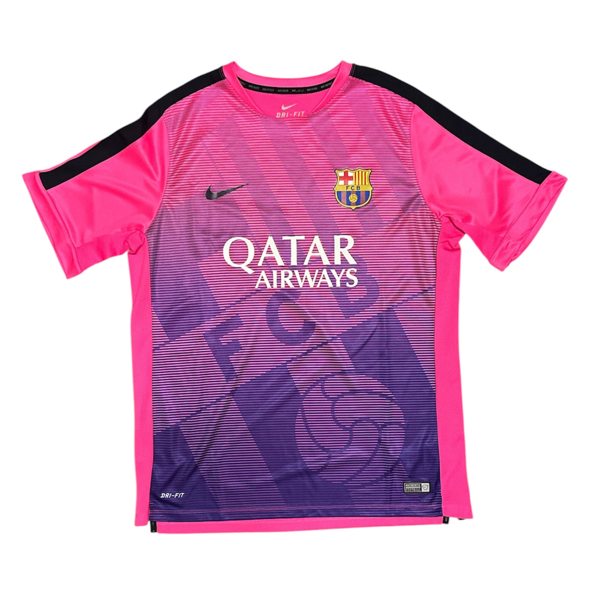Nike FC Barcelona 2014/2015 Pink Purple Training Jersey