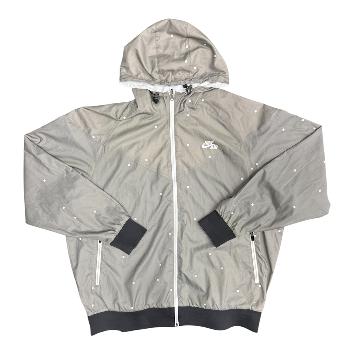 Nike Grey White Reversible Wind Jacket