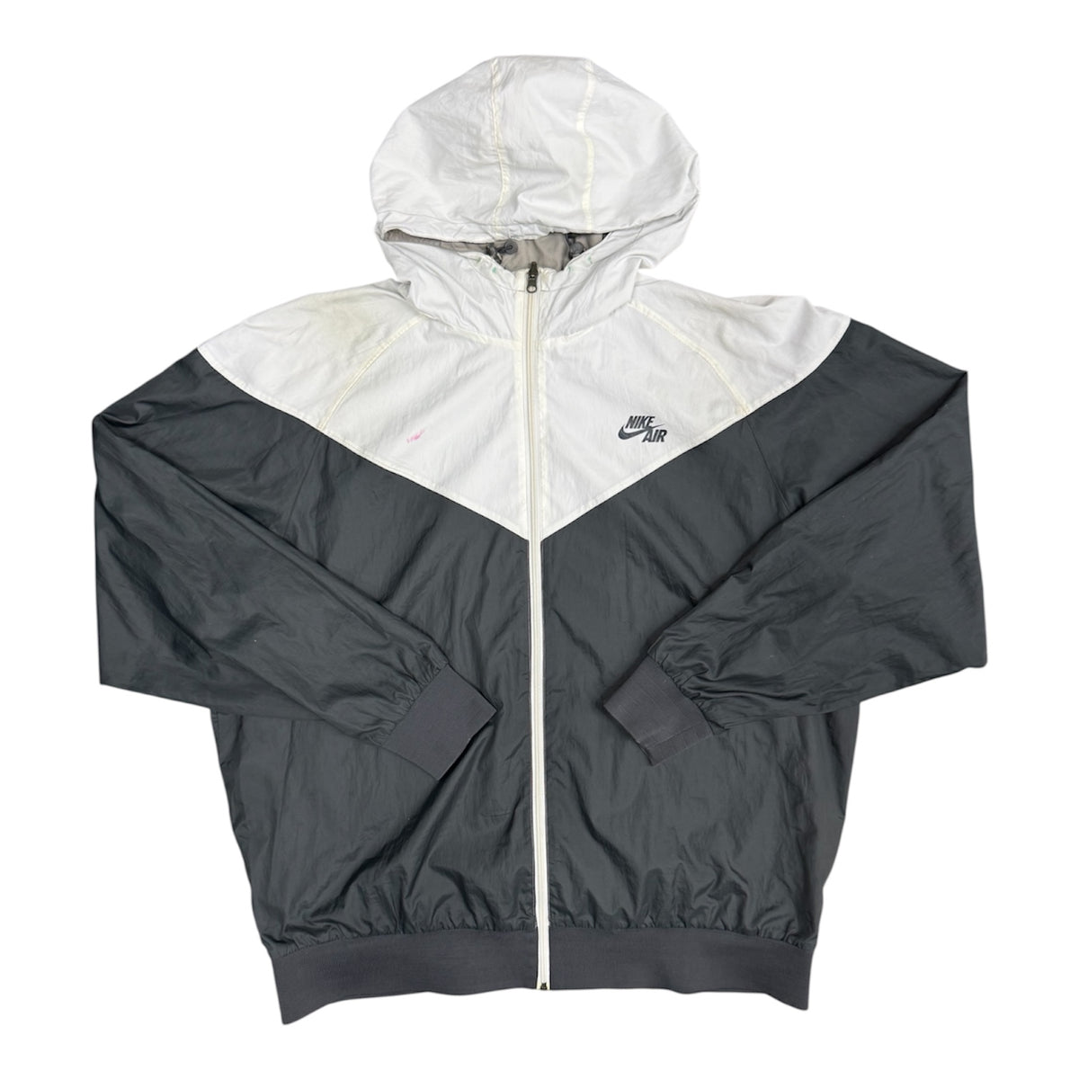 Nike Grey White Reversible Wind Jacket
