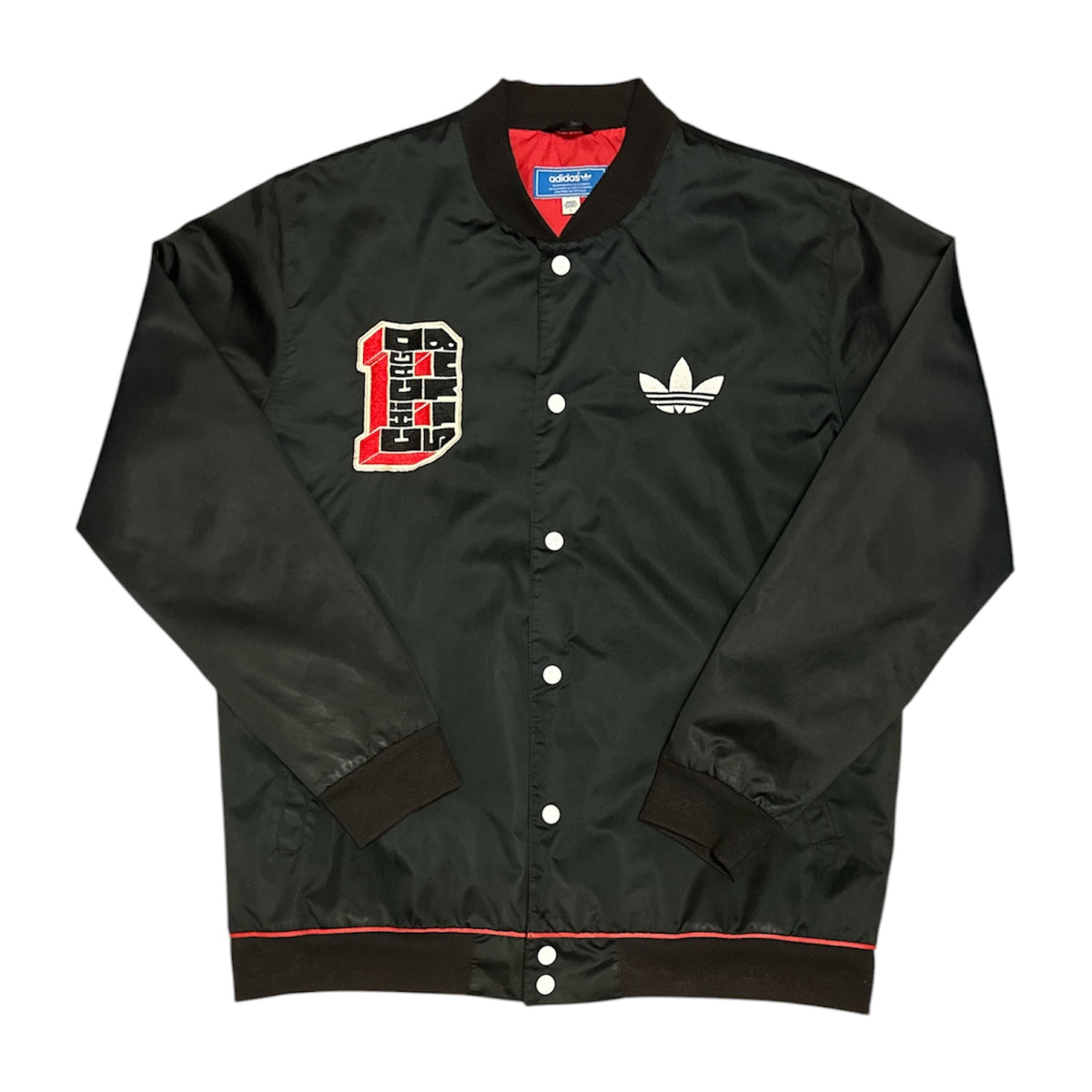 Adidas Chicago Bulls Black Coach Jacket