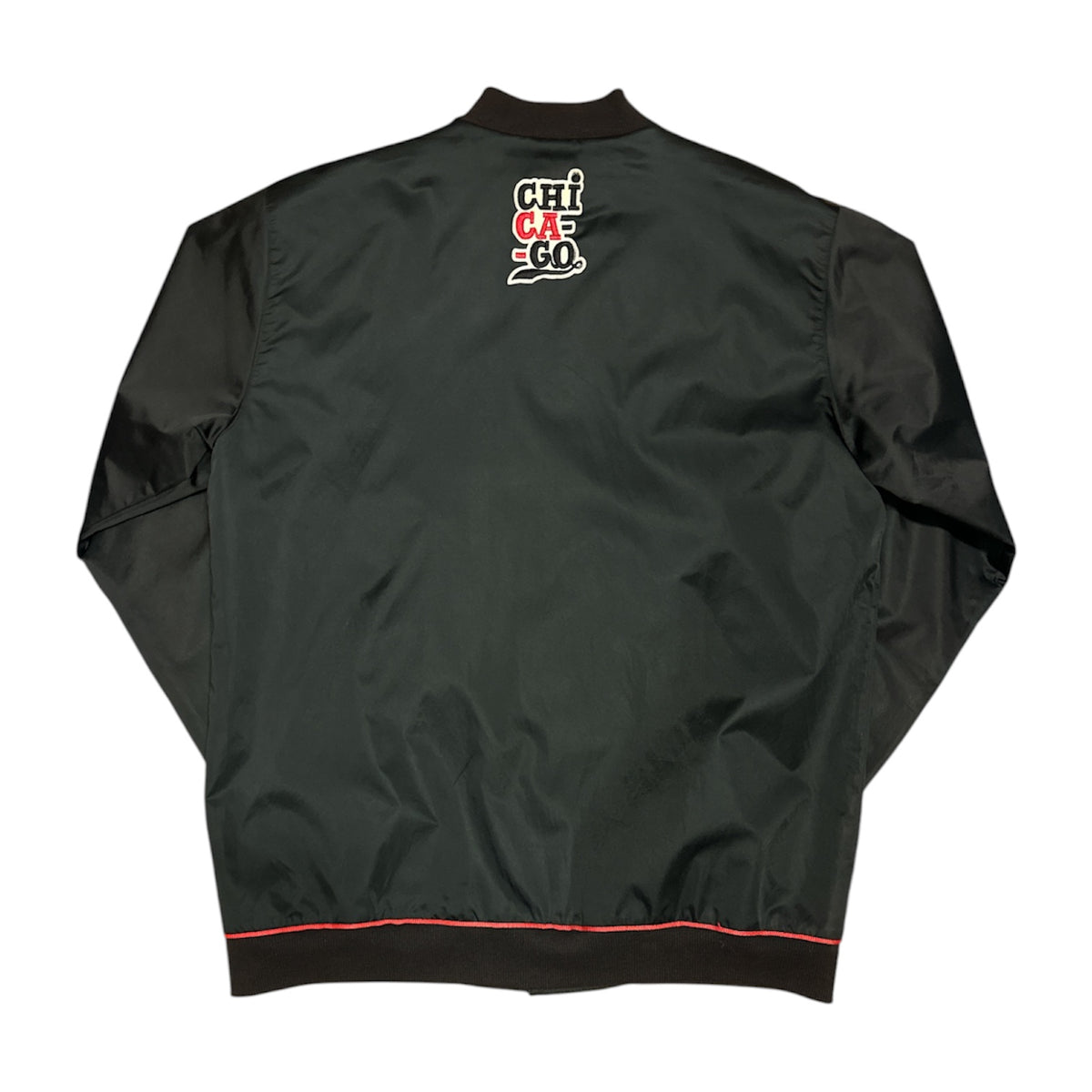 Adidas Chicago Bulls Black Coach Jacket