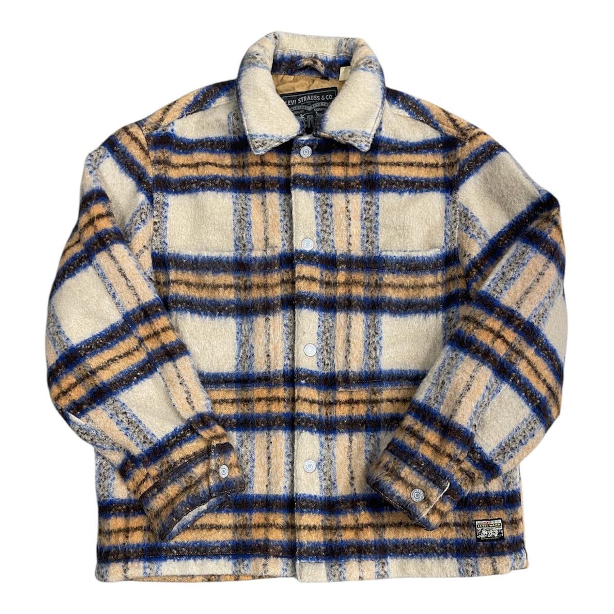 Levi's Beige Blue Overshirt Jacket