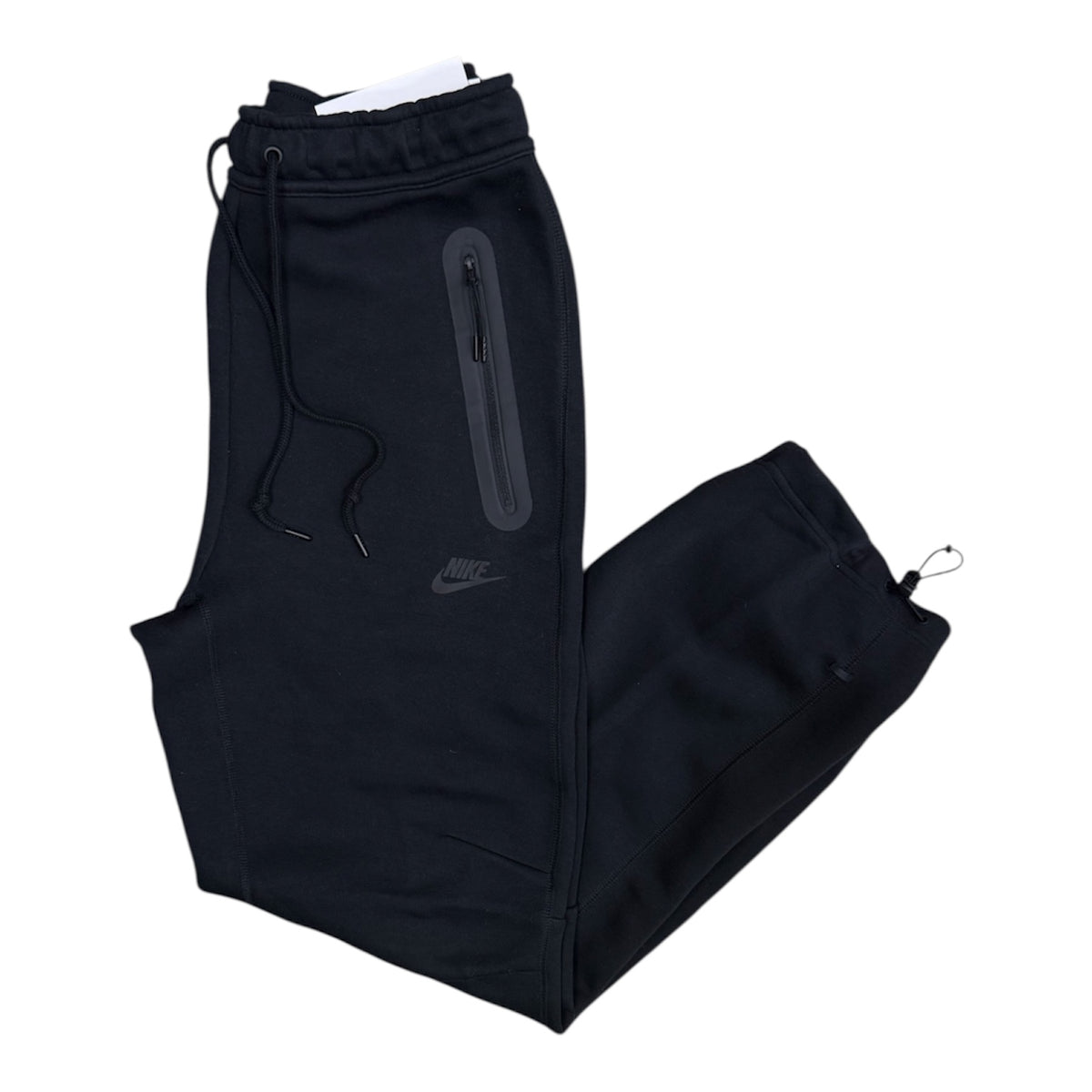 Nike Tech Open-Hem Black Fleece Pants