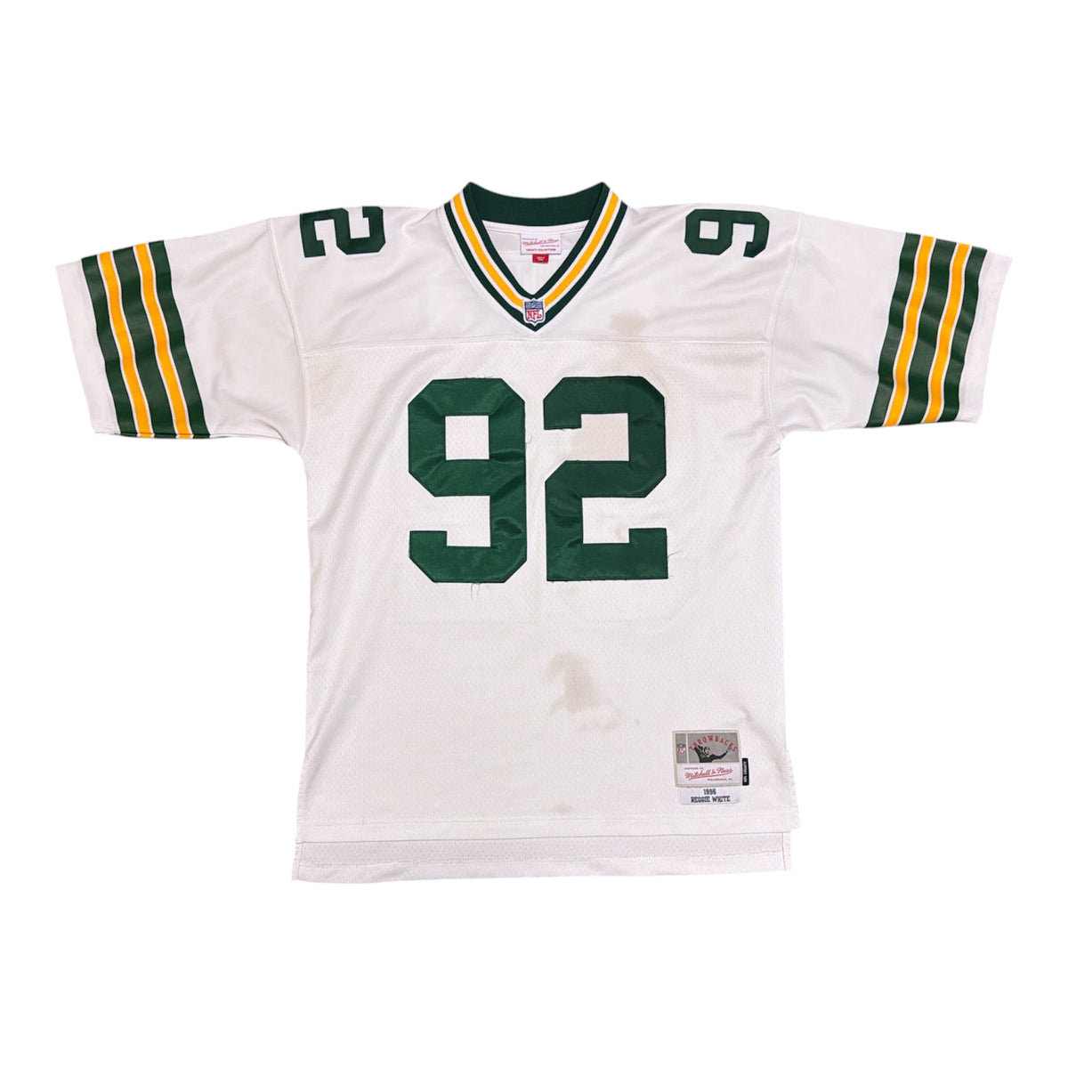 Mitchell & Ness Green Bay Packers Reggie White #92 Away American Football Jersey