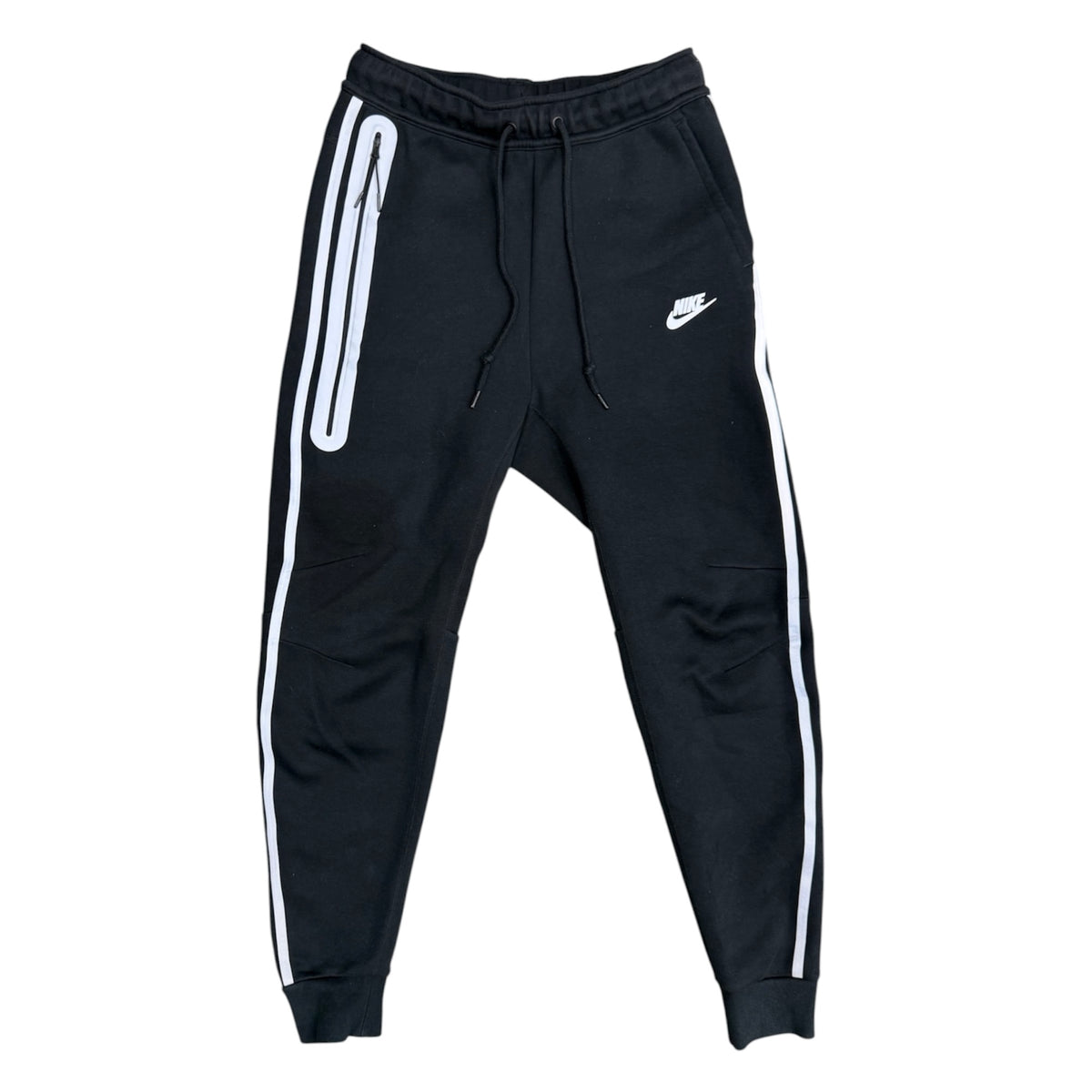 Nike FW23 Tech Fleece Black Silver Sweatpants