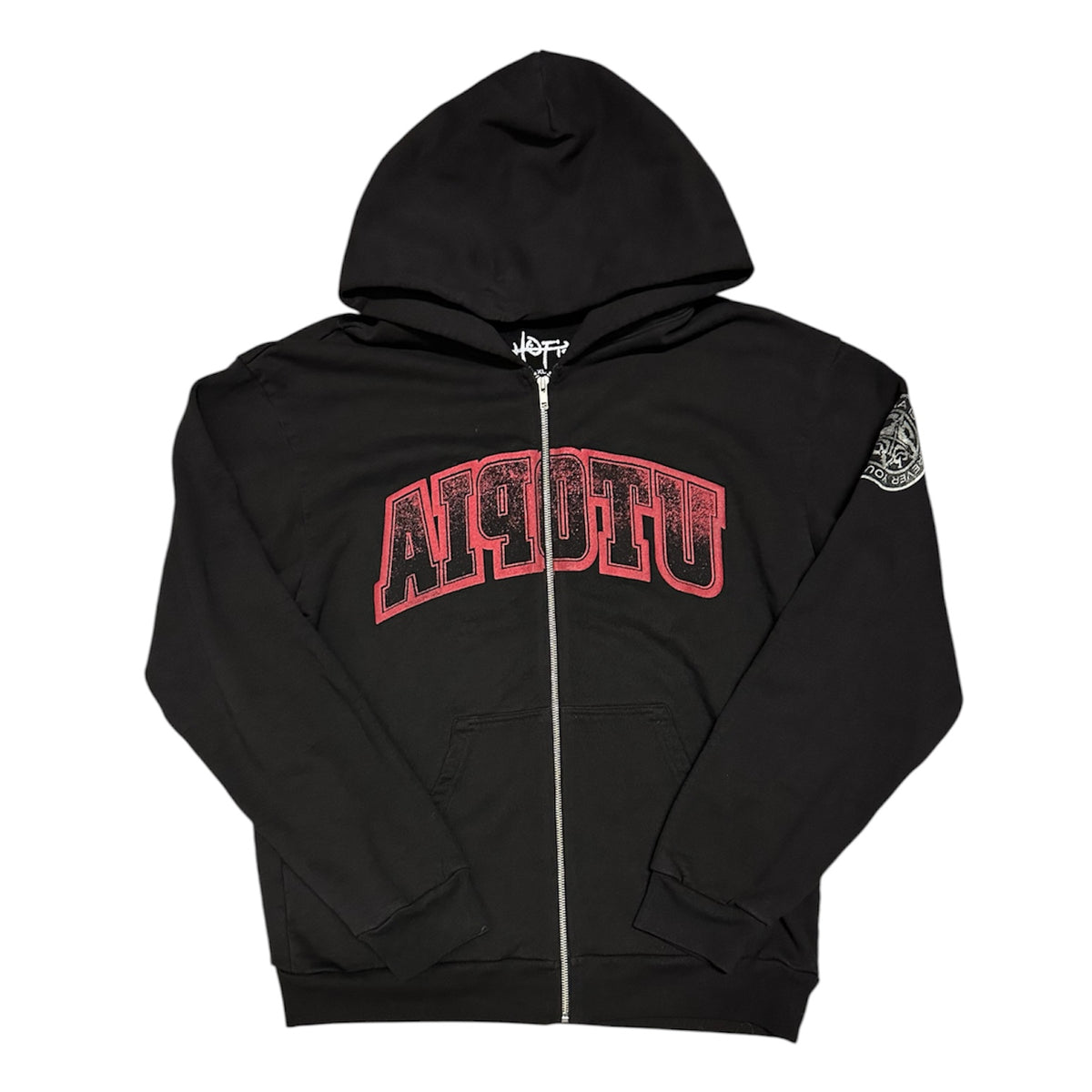 Travis Scott Reverse Utopia Black Hoodie