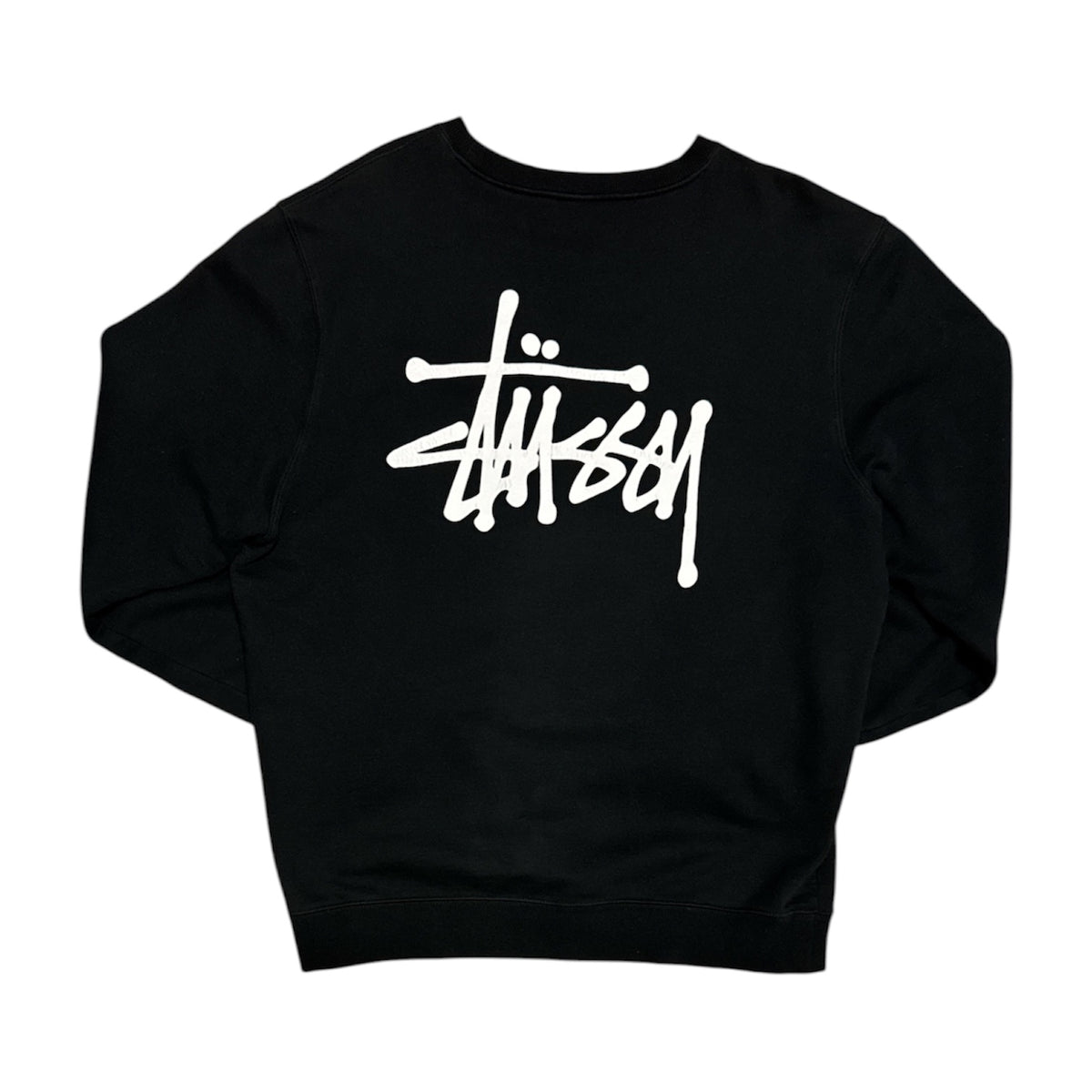 Stussy Logo Black Sweatshirt