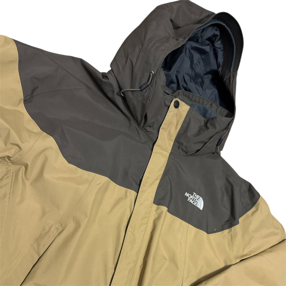 The North Face Freedom Insulated Two-Tone Tan Brown Jacket