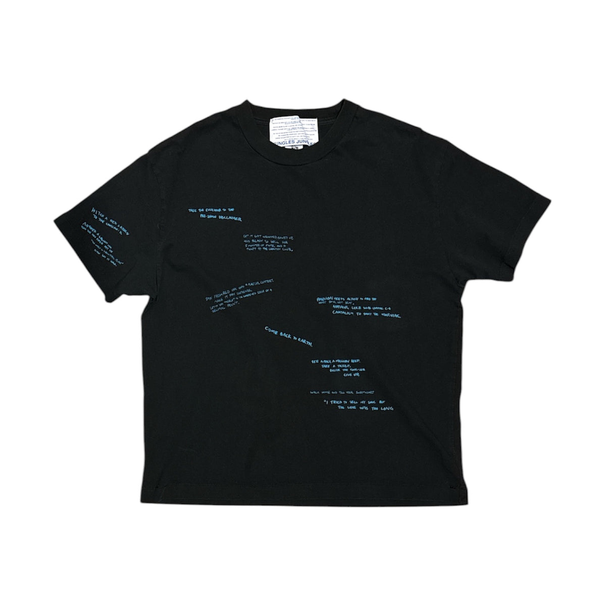 Jungles Jungles I Tried Black Tshirt