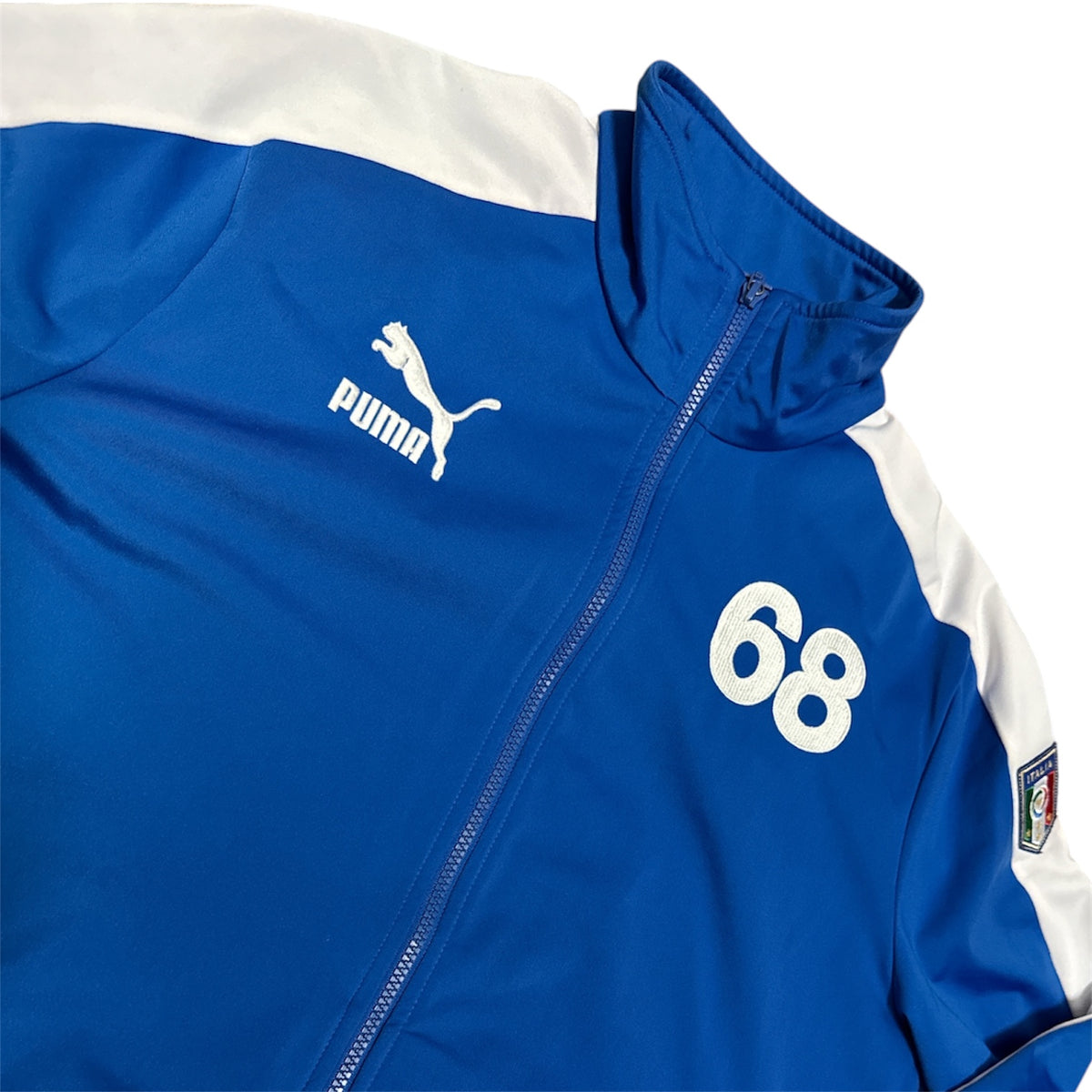 Puma Football Archives Italia 1968 T7 Blue Track Top