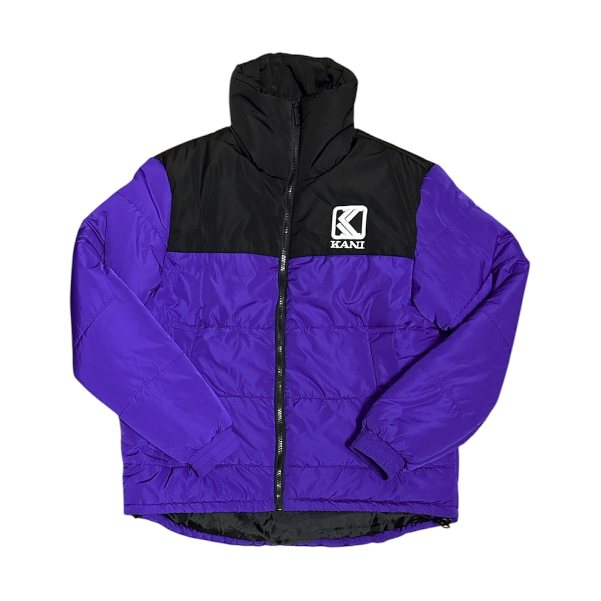 Karl Kani Black Purple Puffer Jacket