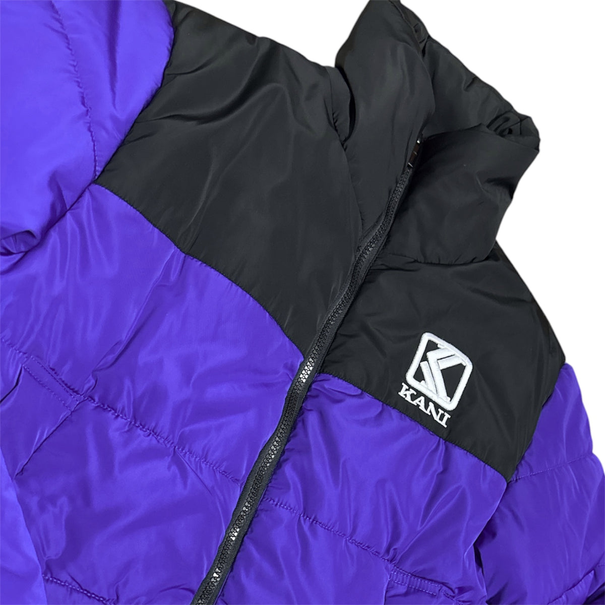 Karl Kani Black Purple Puffer Jacket