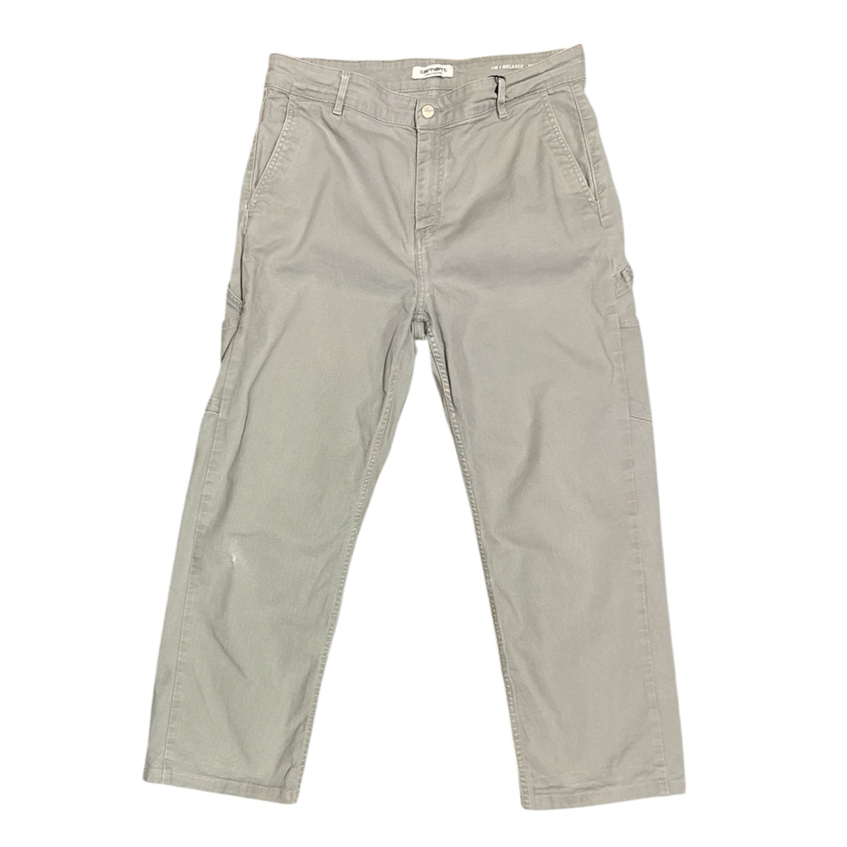 Carhartt WIP Pierce Straight Dyed Sonic Silver Work Pants (W)