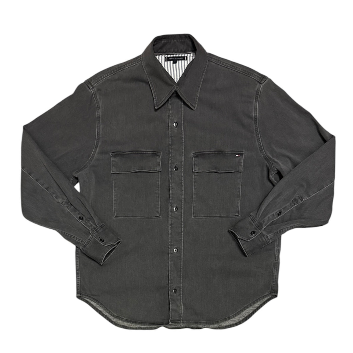 Tommy Hilfiger Dark Grey Denim Overshirt