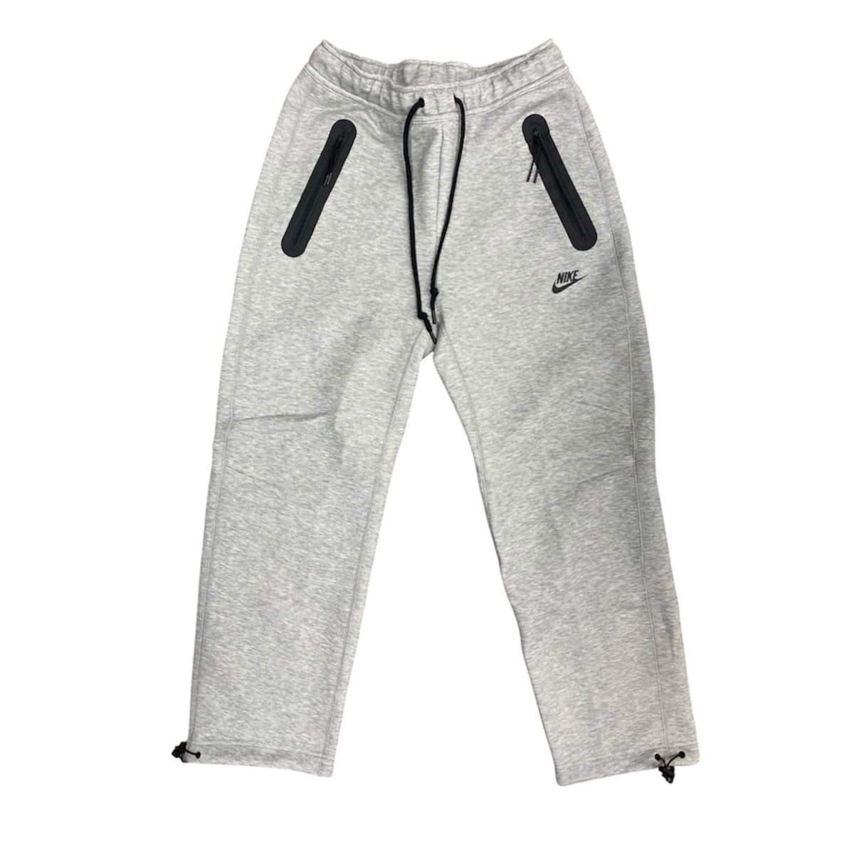 Nike Tech Open-Hem Grey Fleece Pants