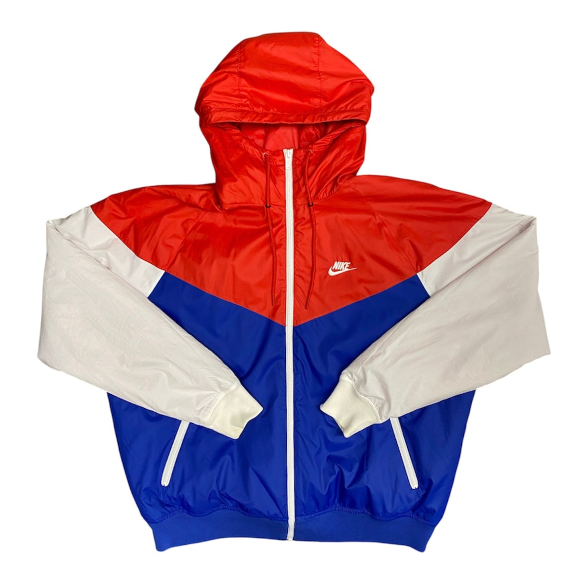 Nike Sportswear Padded Windrunner Red Blue Jacket