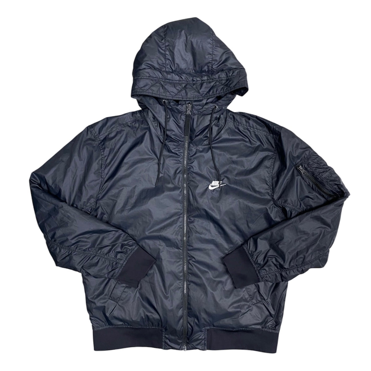Nike Sportswear Padded Windrunner Reversible Black White Jacket